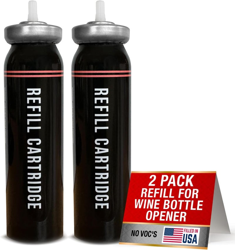 Berkland [2 Pack] Refill for CORK POPS® Wine Bottle Opener - Non-VOC Cartridges, Filled in The USA - Compatible with LEGACY™, ORIGINAL™ and All Other Models- Environmentally Friendly - No Taste/Smell - Image 1